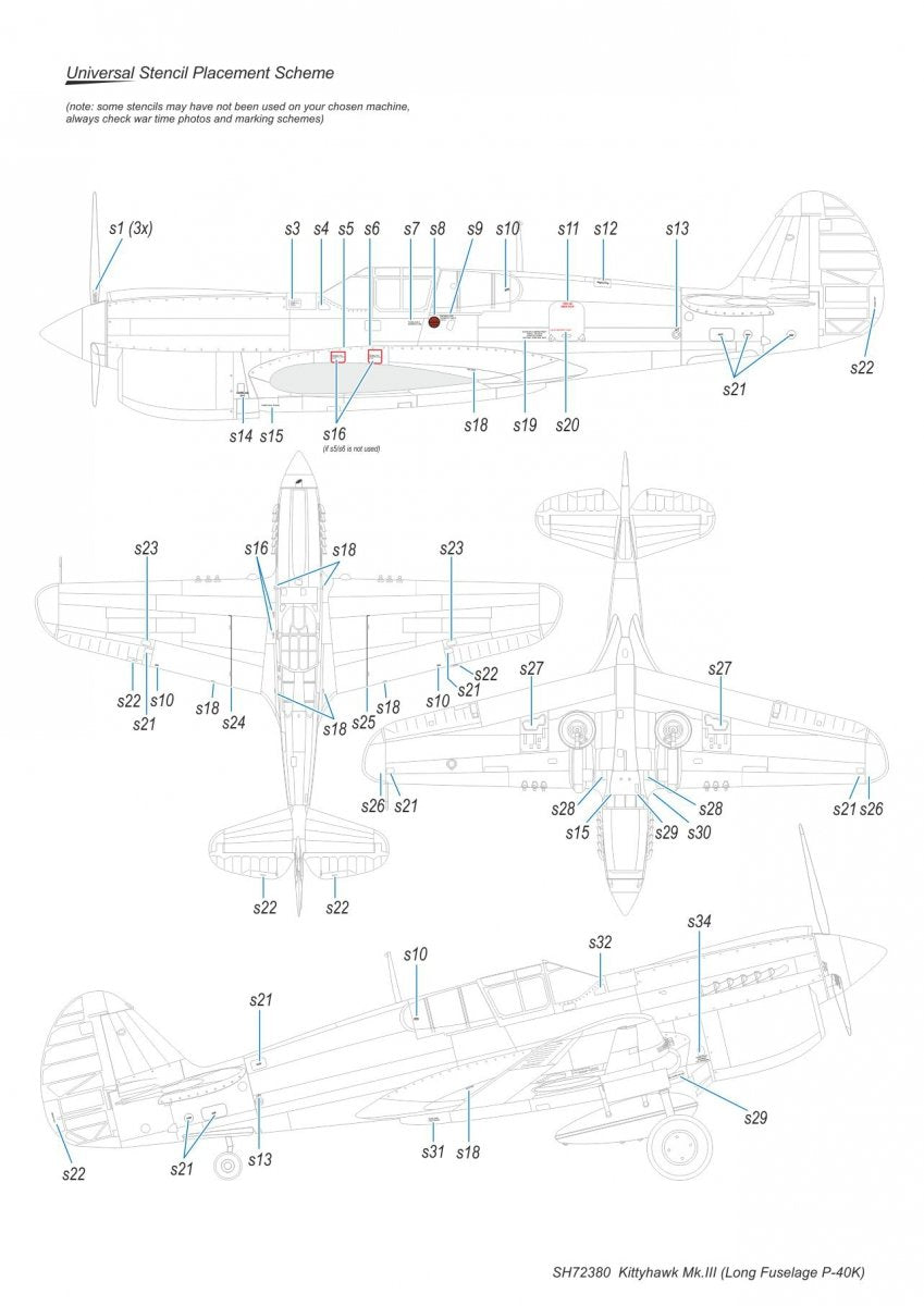 Special Hobby 72380 Kittyhawk Mk. III &amp;quot;P-40 K Long Fuselage&amp;quot; 1/72 – immagine 9