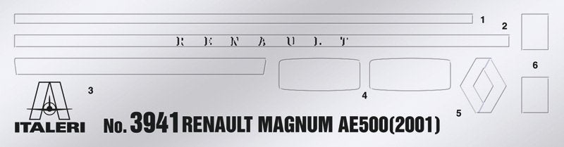 Italeri 3941 RENAULT AE500 MAGNUM - 2001 1/24 – imagen 3
