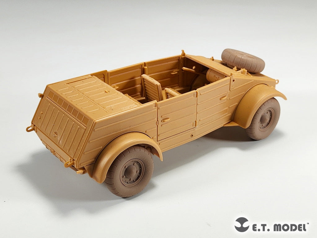 ET Model P35-139 Kübelwagen allemand Type 82 de la Seconde Guerre mondiale, roues affaissées, pneus ballons, pour maquette TAMIYA au 1/35 – image 10