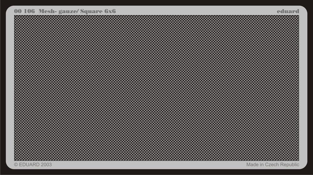 Eduard 00106 Mesh - gauze/ Square 6x6