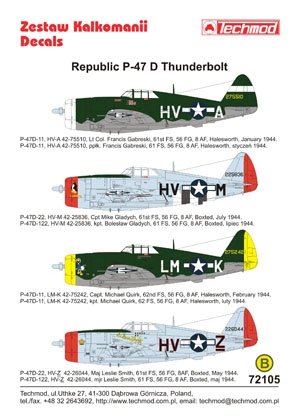 Techmod 72105 - Republic P-47D Thunderbolt 1/72 – image 2