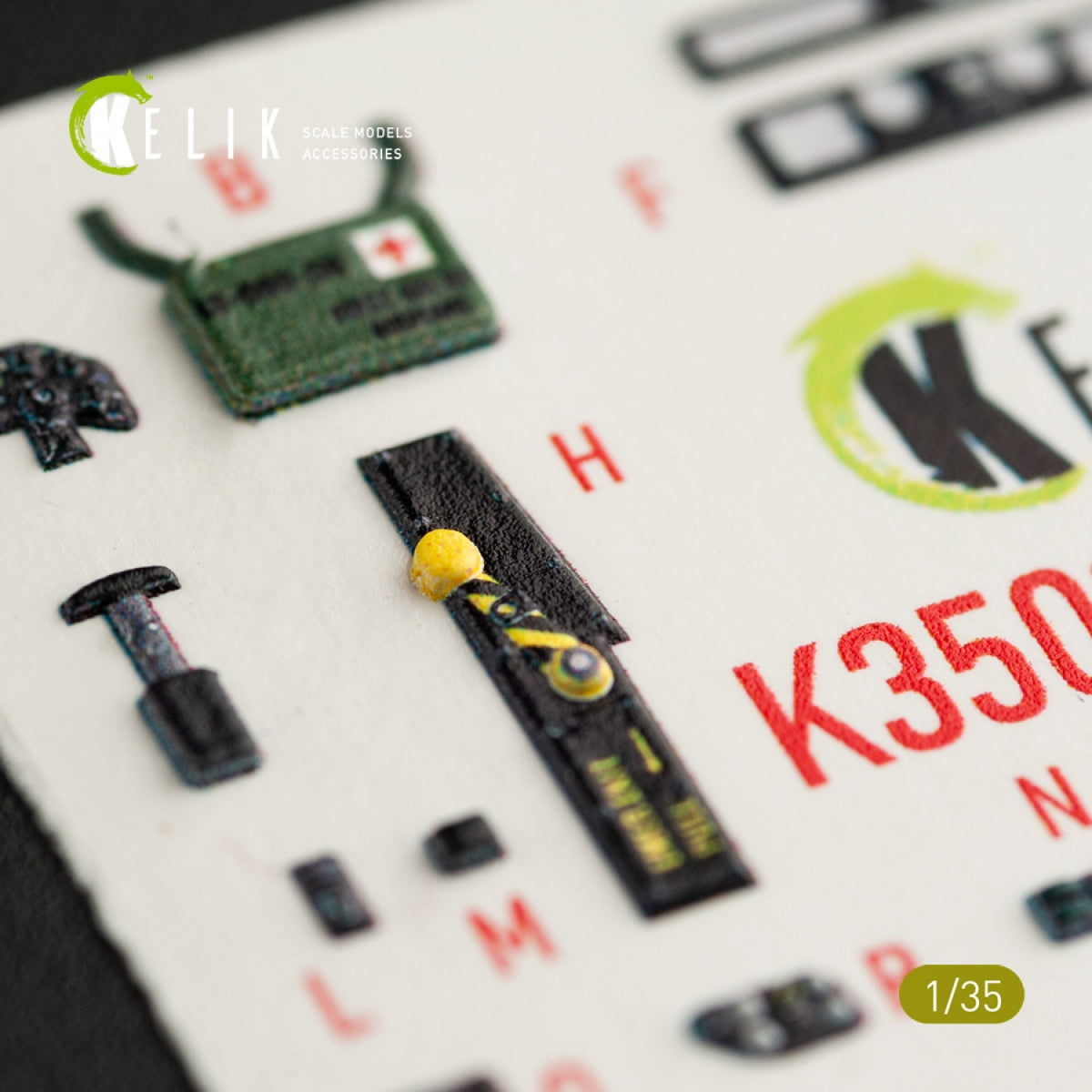KELIK K35011 MH-60S KNIGHT HAWK INTERIOR 3D DECALS FOR KITTY HAWK KIT 1/35 – imagen 8