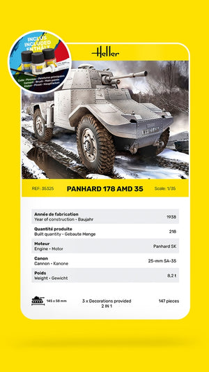 Heller 35325 Panhard 178 Starter Kit 1/35 – immagine 7