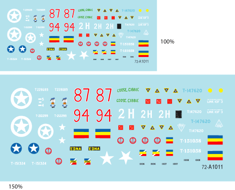 Star Decals 72-A1011 Shermans spéciaux britanniques BARV, Crabe, Crocodile 1/72 – image 3
