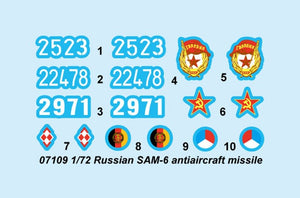 Trumpeter 07109 Russian SAM-6 antiaircraft missile 1/72 – imagen 3