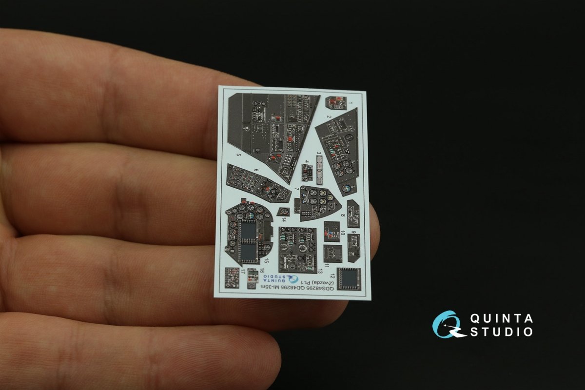 Quinta Studio QDS-48295 Mi-35M 3D-Printed &amp;amp; coloured Interior on decal paper (Zvezda) (Small version) 1/48 – Bild 5