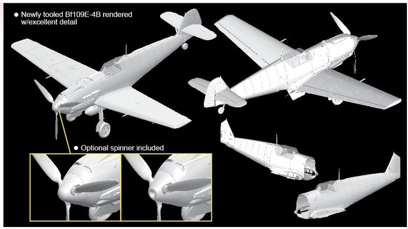 Dragon 3225 Bf-109E-4/B 1/32 – imagen 2