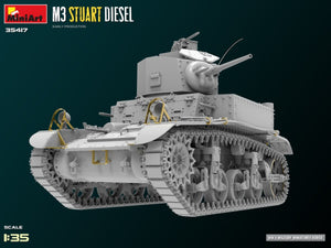 MiniArt 35417 M3 Stuart Diesel Early Production 1/35 – imagen 6