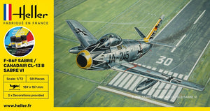 Heller 56277 F-86F SABRE / CANADAIR CL-13 B SABRE VI - Starter Kit 1/72 – immagine 3