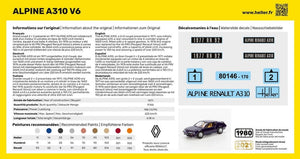 Heller 80146 Alpine A310 V6 1/43 – imagen 2