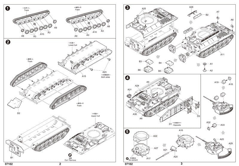 Trumpeter 07102 British Warrior Tracked Mechanised Combat Vehicle up-armored 1/72 – immagine 2