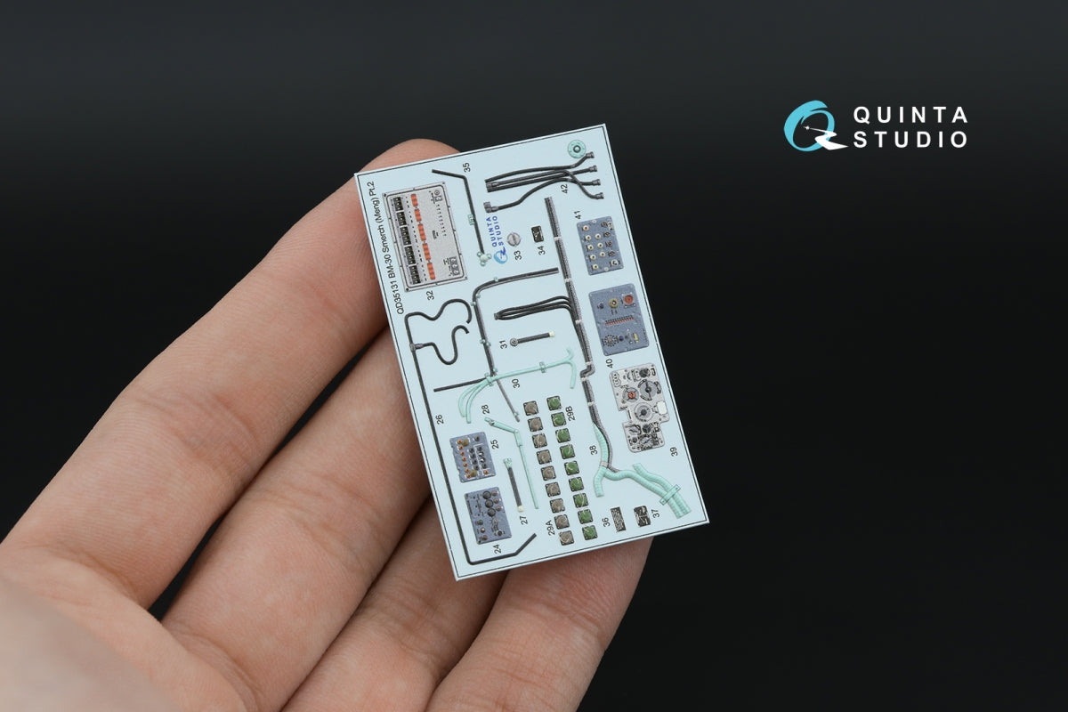 Quinta Studio QD35131 BM-30 Smerch 3D-Printed &amp;amp; coloured Interior on decal paper (Meng) 1/35 – zdjęcie 5