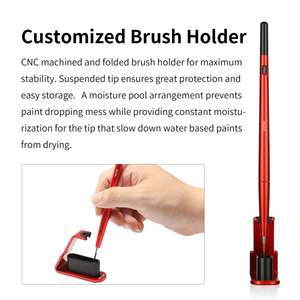 DSPIAE AT-FB03 Fine Brush With Replacable Point Tip - Grey / Precyzyjny pędzel z wymienną końcówką – immagine 6