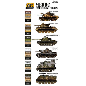 AK Interactive AK4230 MERDC CAMOUFLAGE COLORS – Bild 2