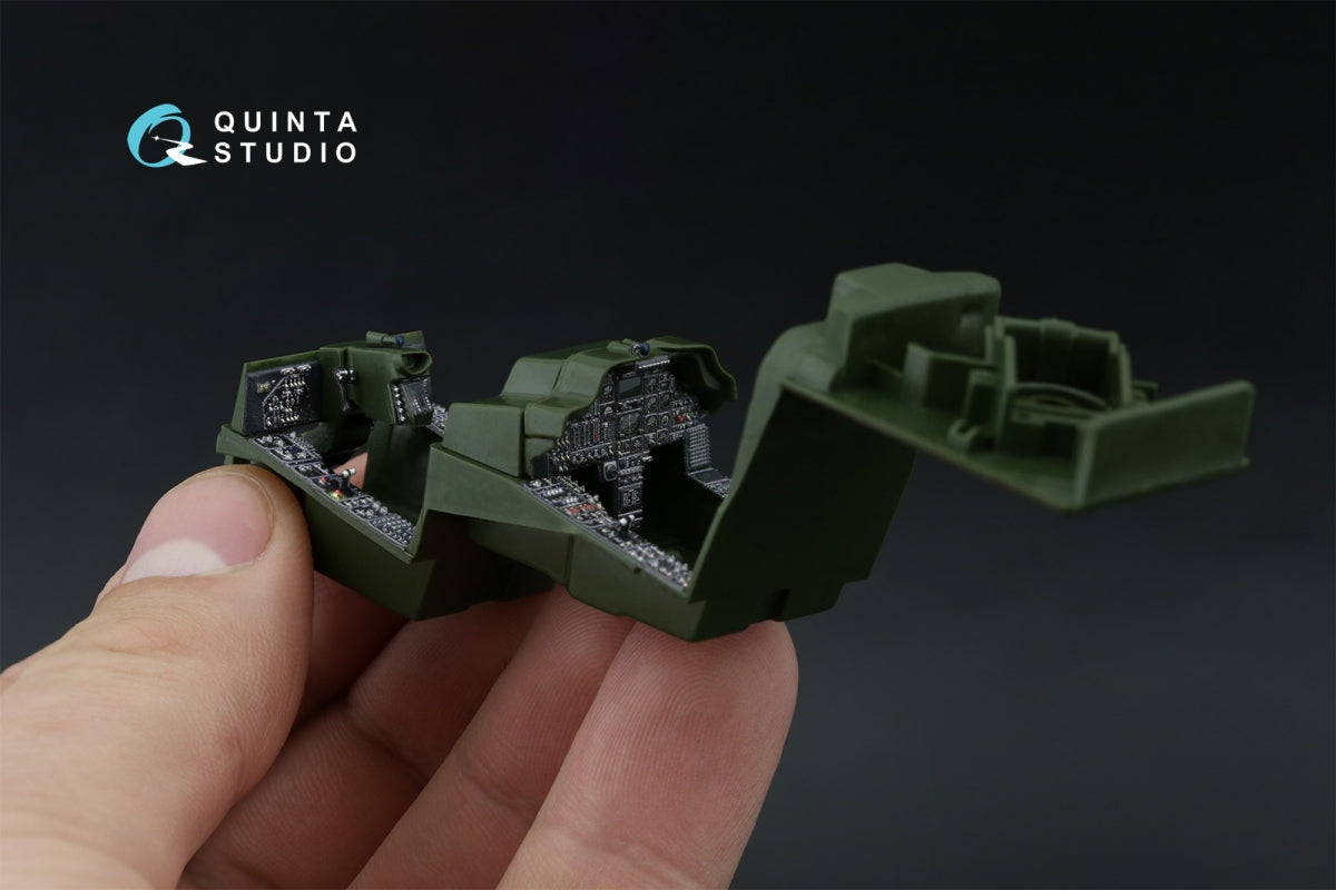 Quinta Studio QD48572 AH-64A 3D-Printed &amp;amp; coloured Interior on decal paper (Academy/Modelist) 1/48 – imagen 11
