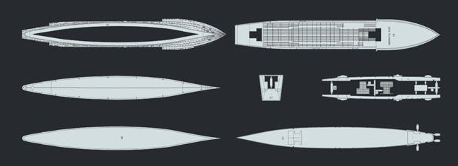 FlyHawk Model FH1122 HMS Hermes 1942 1/700 – Bild 2