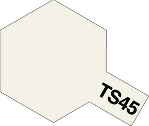 Peinture en aérosol Tamiya TS45 Blanc nacré (85045)