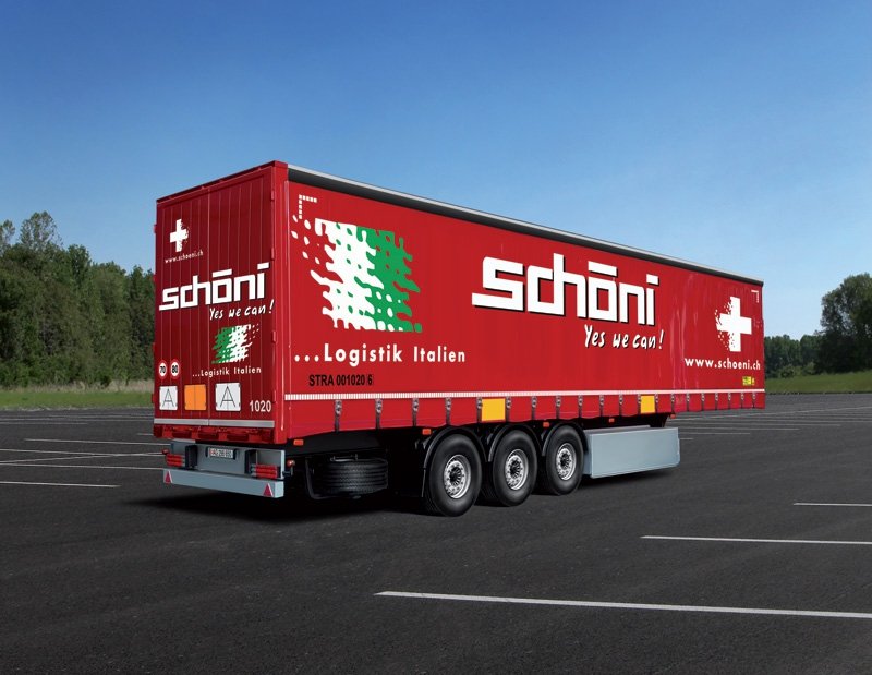 Italeri 3918 CURTAINSIDE TRAILER 1/24