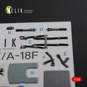 KELIK K48078 F/A-18F Super Hornet interior 3D decals for MENG kit 1/48 – immagine 10