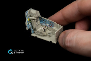Quinta Studio QD48056 Su-17M4/22M4 3D-Printed coloured Interior on decal paper (for KittyHawk kit) 1/48 – imagen 9