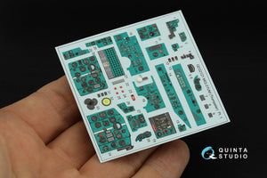 Quinta Studio QD32121 MiG-21UM 3D-Printed &amp;amp; coloured Interior on decal paper (Trumpeter) 1/32 – imagen 9