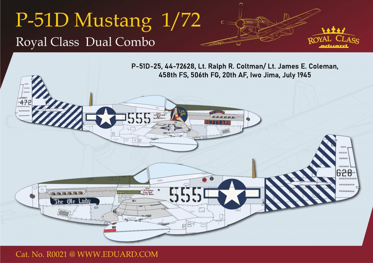 Eduard R0021 P-51D MUSTANG DUAL COMBO 1/72 – imagen 33