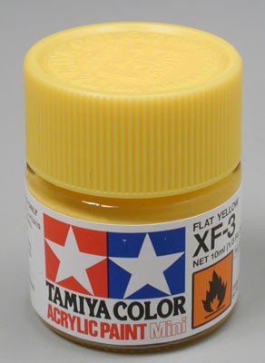 Tamiya XF3 Flat Yellow (81703) Acrylic paint 10ml – imagen 2