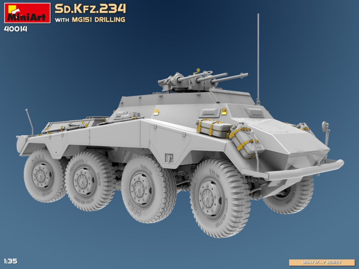 MiniArt 40014 Sd.Kfz.234 AVEC PERÇAGE MG151 1/35 – image 14