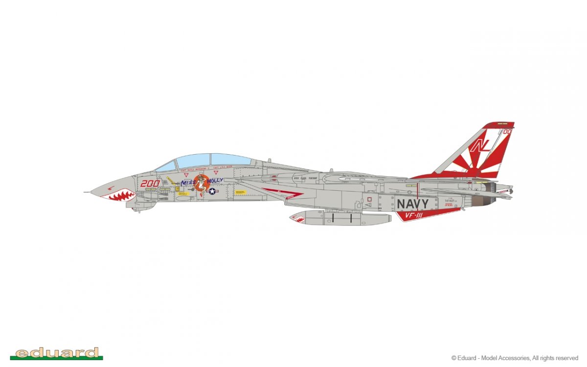 Eduard D48105 F-14A TAMIYA 1/48 – Bild 9