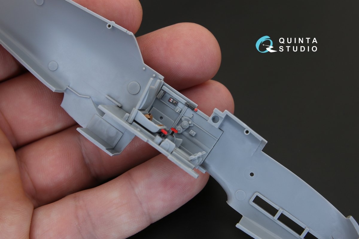 Quinta Studio QD48140 Ki-61-I 3D-Printed &amp;amp; coloured Interior on decal paper (for Hasegawa kit) 1/48 – imagen 5