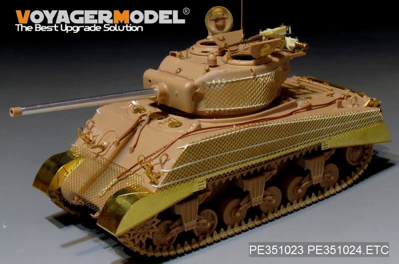 Voyager Model PE351024 WWII US M4A3 Track Covers For MENG TS-043 1/35 – immagine 3