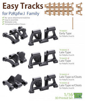 T-Rex Studio TR86003-2 PzKpfw I Chenilles Type tardif avec taquets pour Ausf.B 1/16 – image 3