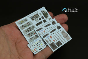 Quinta Studio QD48573 MiG-31M 3D-Printed &amp;amp; coloured Interior on decal paper (Hobby Boss) 1/48 – immagine 11