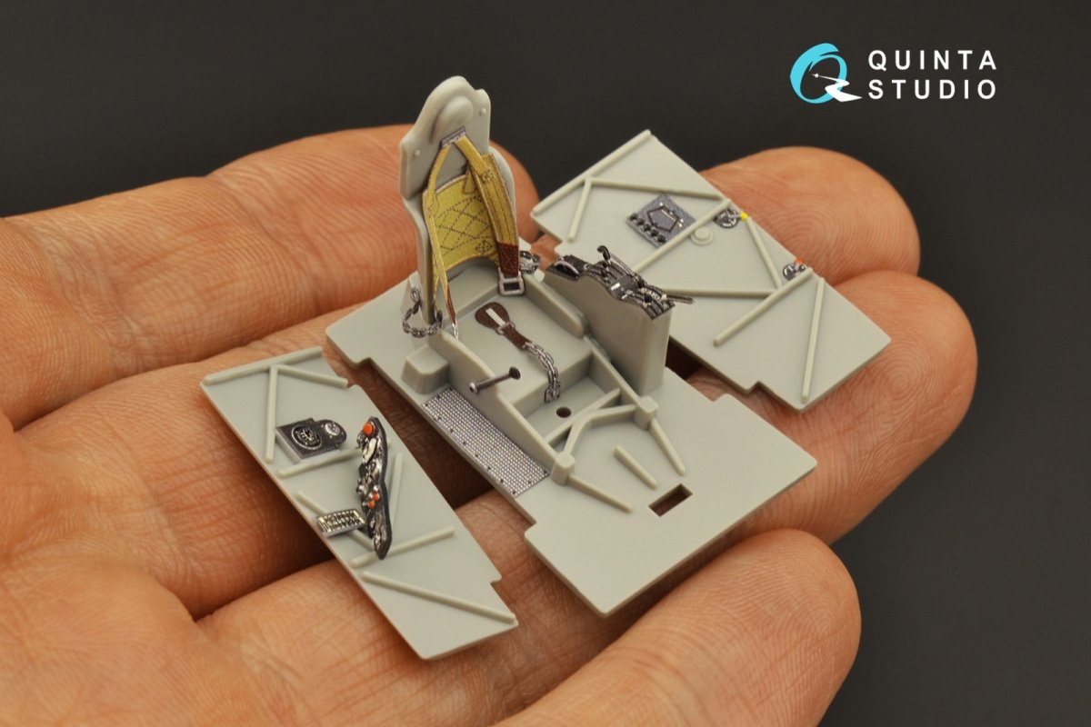 Quinta Studio QD48230 Fiat CR.42 3D-Printed &amp;amp; coloured Interior on decal paper (Italeri) 1/48 – imagen 10