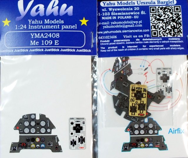 Yahu YMA2408 Me-109 E Trumpeter / Airfix 1/24