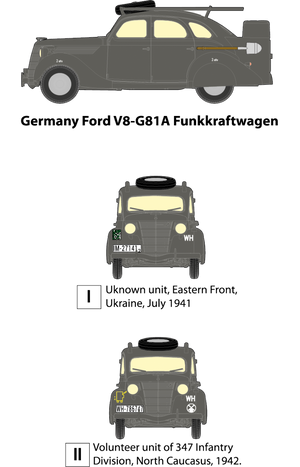Roden 818 Ford V8-G81A Funkkraftwagen 1/35 – imagen 2