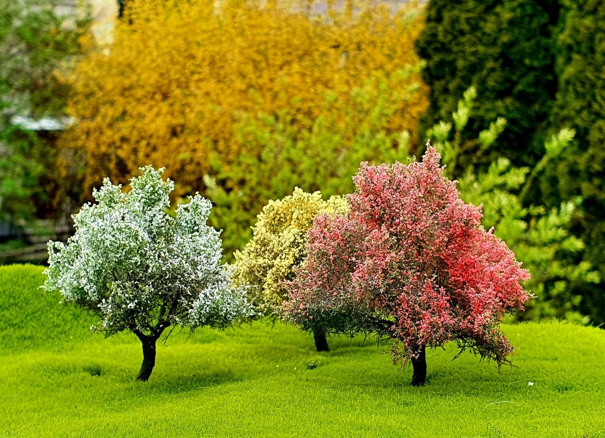 FREON DW2 Kwitnące drzewa - zestaw 3 sztuki / Flowering trees - set of 3 pieces