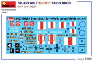 MiniArt 35423 Stuart Mk.I “Honey” Early Prod. w/Sun Shields 1/35 – imagen 2