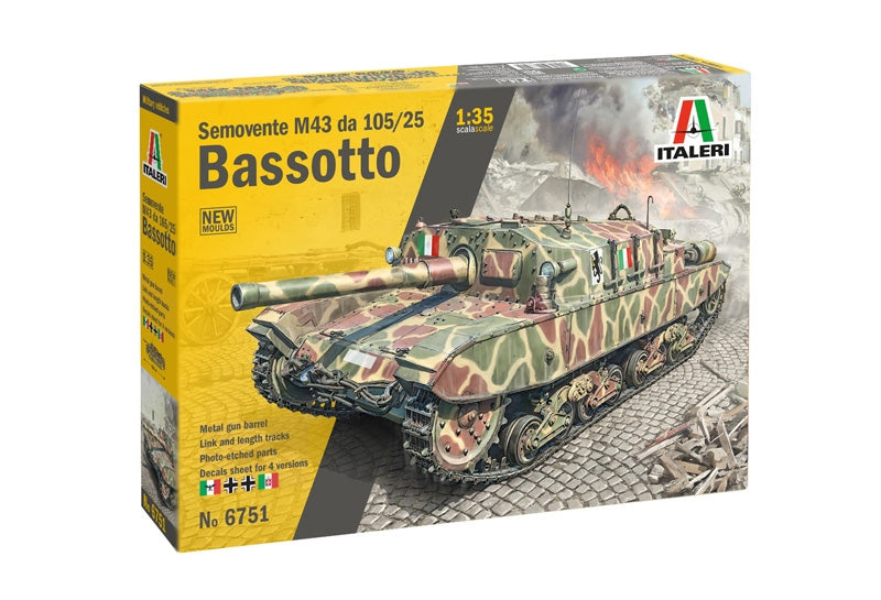Italeri 6751 Semovente M43 da 105/25 Bassotto 1/35 – imagen 2