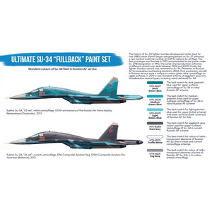 Hataka HTK-BS58 Ultimate Su-34 &amp;quot;Fullback&amp;quot; paint set (6x17ml) – image 2