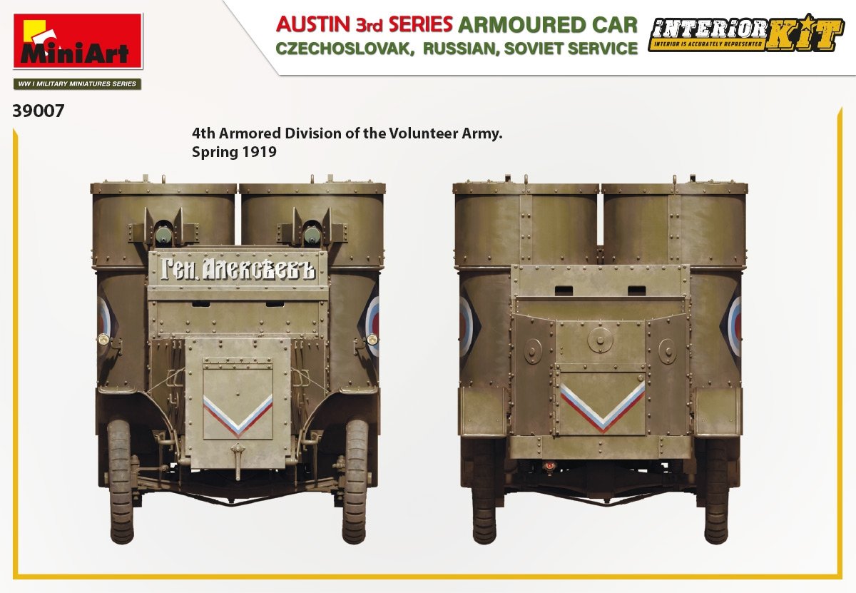 Miniart 39007 Armoured Car Austin 3rd series. 1/35 – imagen 4
