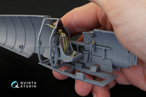 Quinta Studio QD32019 Spitfire Mk.VIII 3D-Printed &amp;amp; coloured Interior on decal paper (for Tamiya kit) 1/32 – immagine 3
