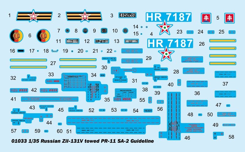 Trumpeter 01033 Zil-131V russe remorqué PR-11 SA-2 Guideline (1/35) – image 3