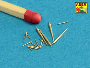 Aber 1/700L-34 Set of Barrels for Narvic classe destroyers type 1936A: 150mm x 5; 37mm x 8; 37mm(M42) x 10; 1/700 – imagen 2
