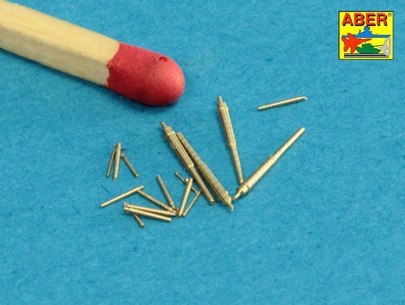 Aber 1/700L-34 Set of Barrels for Narvic classe destroyers type 1936A: 150mm x 5; 37mm x 8; 37mm(M42) x 10; 1/700 – imagen 2