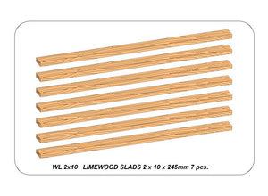 Aber WL 2x10 Listwy drewniane z lipy 2 x 10 x 245mm x 7 szt – imagen 4