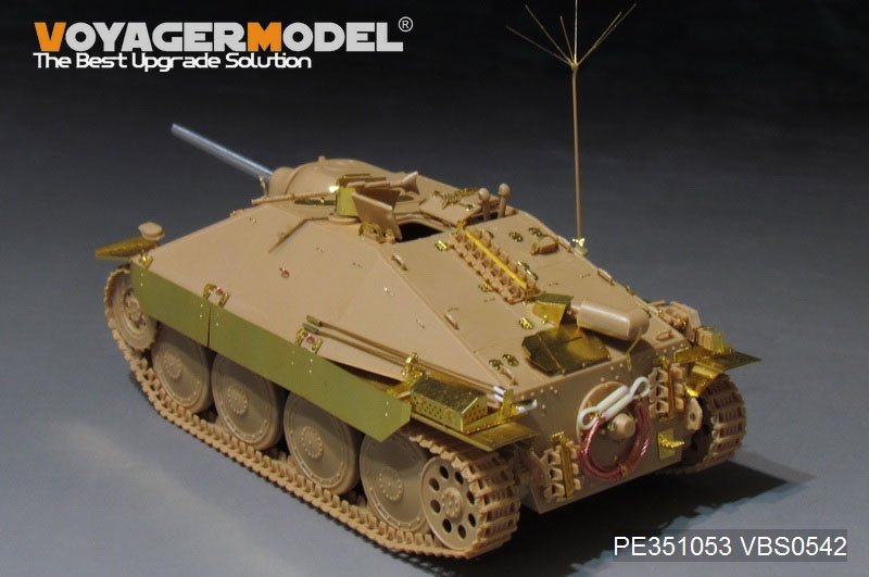 Voyager Model PE351053B WWII German Sd.Kfz.138/2 Hetzer Tank Destroyer Late Version (B ver include Gun Barrel) For ACADMY 13230/13277 1/35 – immagine 12
