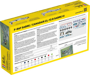 Heller 56277 F-86F SABRE / CANADAIR CL-13 B SABRE VI - Starter Kit 1/72 – immagine 2