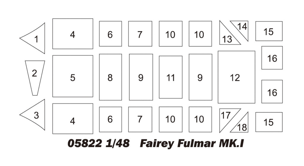 Trumpeter 05823 Fairey Fulmar Mk.II 1/48 – imagen 5