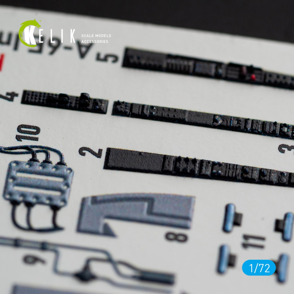 KELIK K72067 A-6E INTRUDER INTERIOR 3D DECALS FOR ITALERI KIT 1/72 – immagine 6